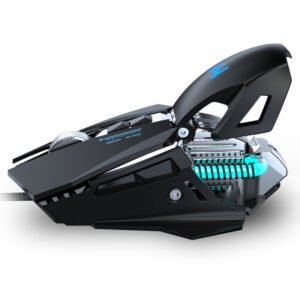 Mechanical counterweight gaming mouse dedicated for wired games